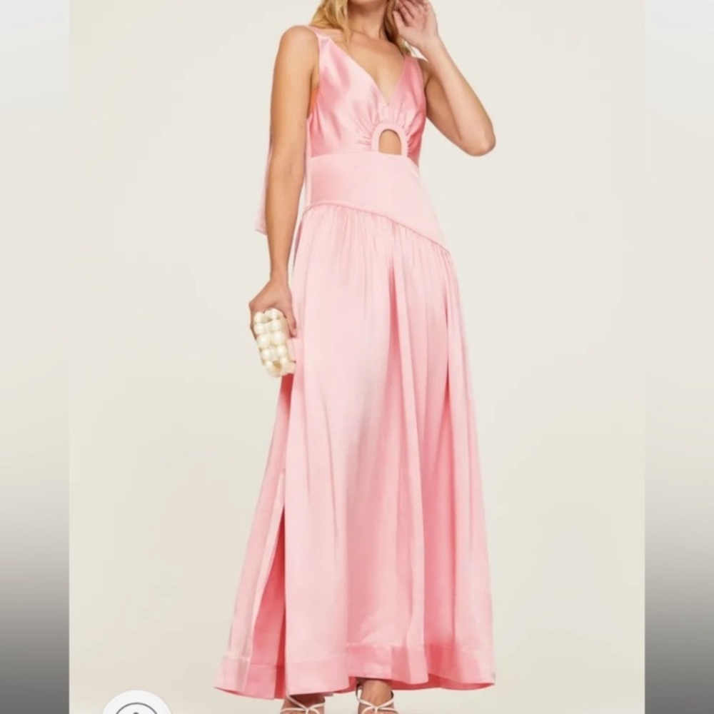 3.1 Phillip Lim Pink Ruched Halter Dress for Prom